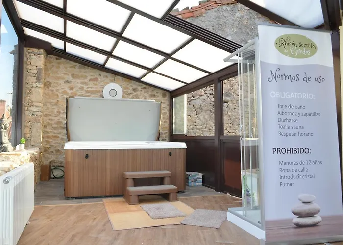 El Rincon Secreto De Gredos Especializada En Celiaquia Y Diabetes Y Jacuzzi 컨트리하우스
